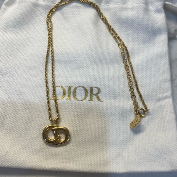 Christian Dior Adjustable Necklace With A Dust Bag About 17” - Picture 3 of 11